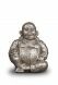 Boeddha mini urn zilverkleurig