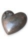 Bronzen urn 'Hart met vlinders' voor buiten 