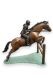 Springend paard gedenkbeeld van brons 'Forever in the saddle' - beperkt beschikbaar