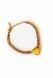 As-armband met hartje van edelstaal - goudkleurig - zelf te vullen
