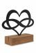 Herinneringsbeeld met asreservoir hart met infinity-teken