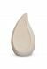 Druppel urn van onbehandeld lindenhout