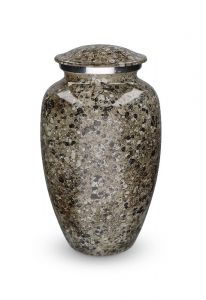 Aluminium urn 'Elegance' met steenlook
