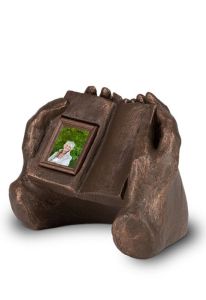 Mini urn 'Mijn levensverhaal' met fotolijstje
