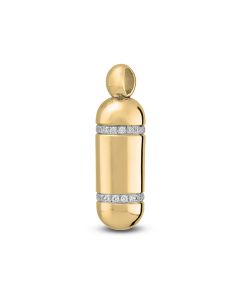 Gouden ashanger 'Buisje'