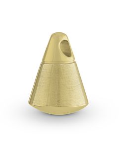 Gouden ashanger 'Kegeltje'