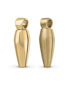 Assieraad 'Kegeltje' van goud glans | mat