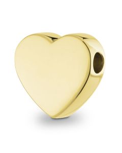 Geelgouden ashanger 'Hartje' (14 krt.)