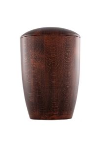 Beukenhouten urn - mahoniekleurig