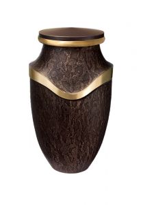 Bronzen urn bruin
