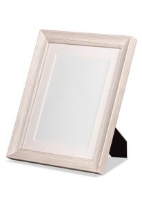 Fotolijst van hout wit 20x15 cm