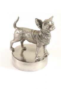 Chihuahua urn zilvertin