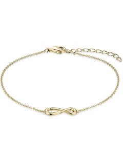 Vergulde gedenkarmband Infinity