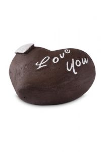 Gedenksteen hart 'Love you'