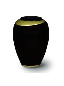 Glasfiber urn 'Lysis' goudkleurig