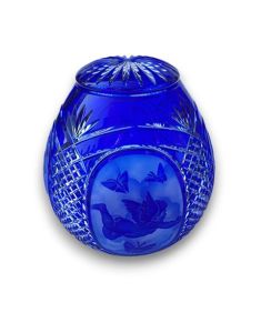 Urn van Bohemiaans kristalglas 'Engel' l SALE