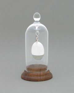 Glazen stolp (zilver hangeroog)