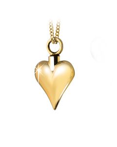 Assieraad 14 krt gouden hartje