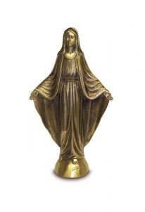 Maria beeld van brons voor op monument