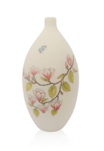Handbeschilderde mini urn 'Magnolia'
