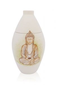 Handbeschilderde urn 'Boeddha'