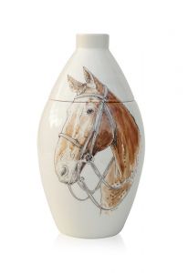 Handbeschilderde urn 'Paard'