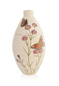 Handbeschilderde mini urn 'Vlinder'
