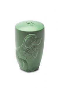 Dieren urn hondje met pootafdruk