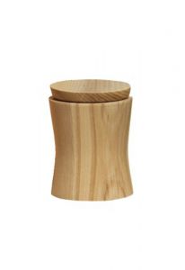 Houten mini urn 'Diabool'