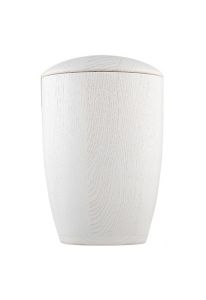 Eikenhouten urn wit
