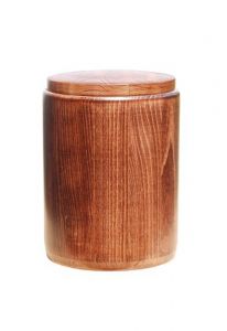 Houten urn