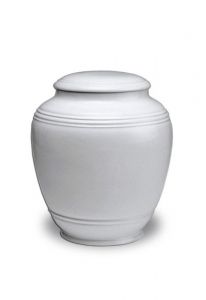 Mini urn porselein wit
