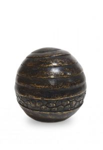 Bronzen mini urn