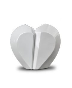 Keramische mini urn 'Gebroken hart'