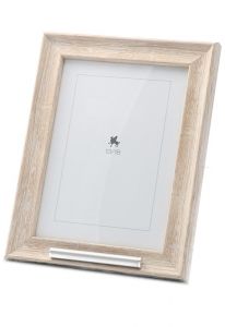 Houten fotolijst mini urn met buisje voor de asbewaring