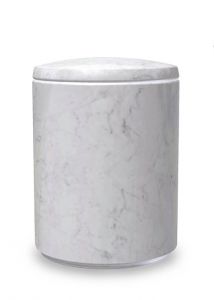 Marmeren urn Carrara wit