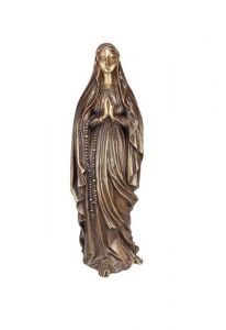 Gedenkbeeld Maria met gevouwen handen - 3d, vrijstaand, plug onderzijde