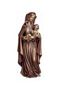 Groot gedenkbeeld Maria met Kind - 3d, vrijstaand, plug onderzijde