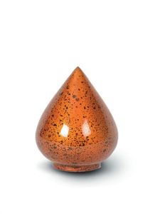 Glasfiber mini urn bruin