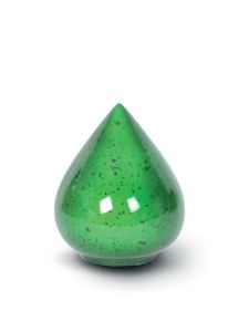 Glasfiber mini urn groen