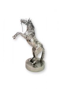 Paard stijgend zilvertin