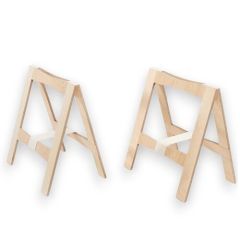 Schragen klap - inklapbare schragen van berkenhout