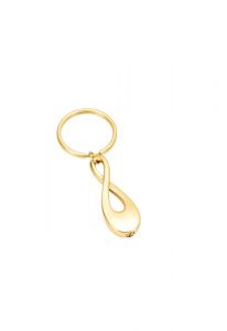 Sleutelhanger ashanger 'Infinity' verguld