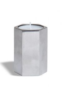 Mini urn waxinelichtje 'Inox look'