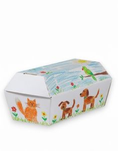 Uitvaartkist voor ratten, hamsters, cavia’s en vogeltjes