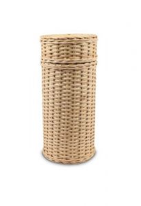 Handgeweven rotan urn