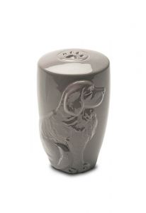 Dieren urn hondje met pootafdruk