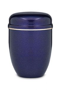 Urn van staal blauw