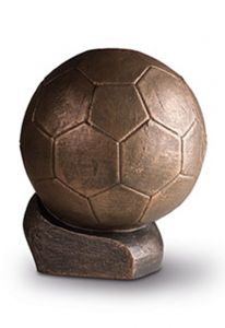 Handgemaakte urn 'Voetbal'