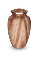 Aluminium urn 'Elegance' met houtlook